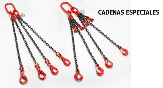 cadenas  especiales